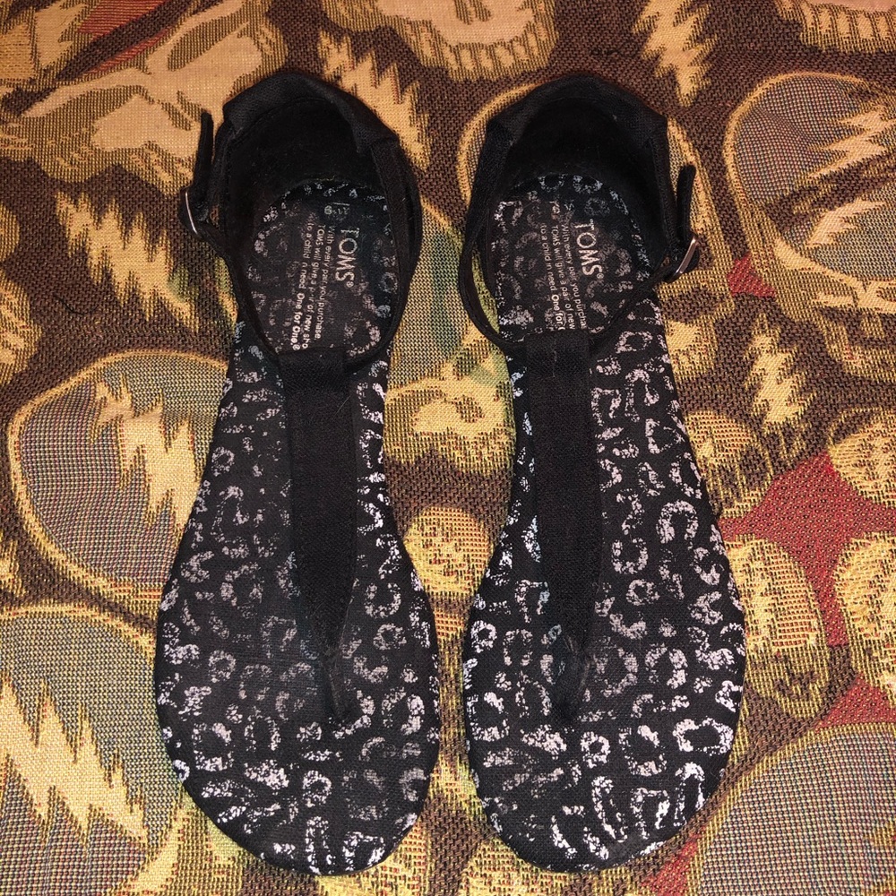 Toms Playa Black Thong